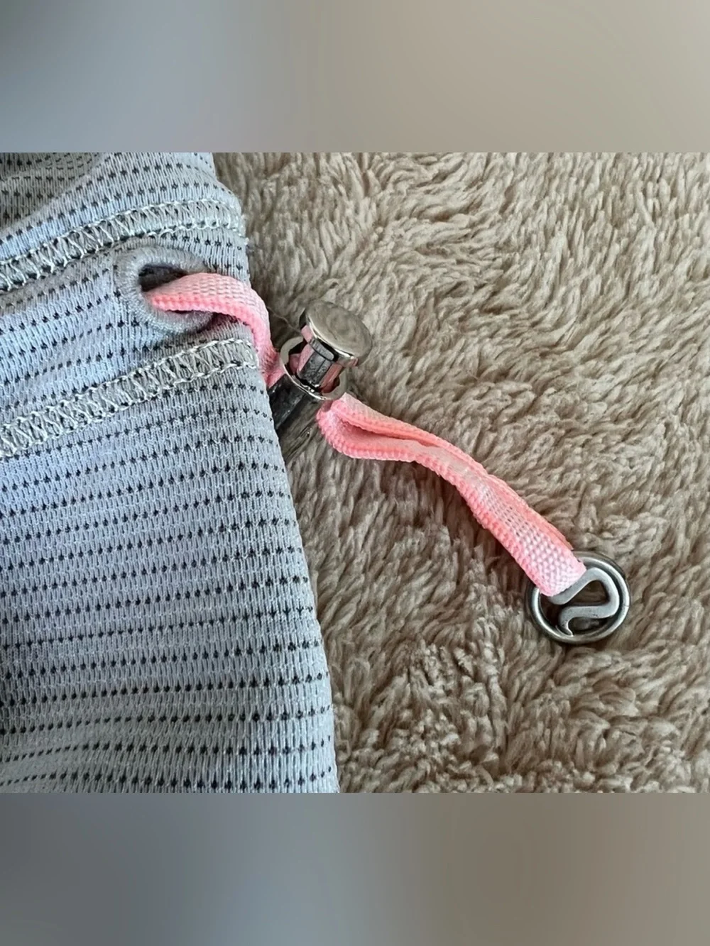 Lululemon Athletica Pink and Gray top
